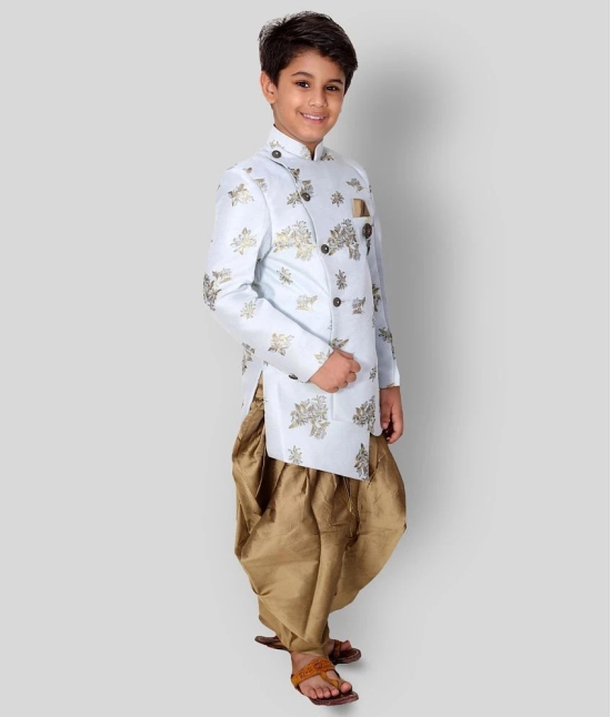 Fourfolds Ethnic Wear Indo Western and Dhoti set for Kids and Boys_FE604 - None