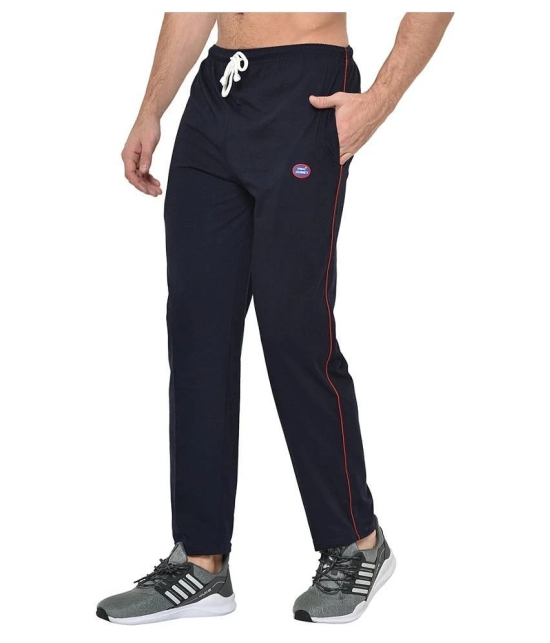 Vimal Jonney Blue Cotton Blend Trackpants - L