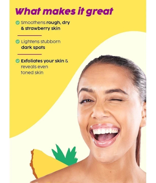 Plix Pineapple Glow Duo Depigmentation Face Wash & Lactic Acid Exfoliating Body Wash Combo Pack of 2