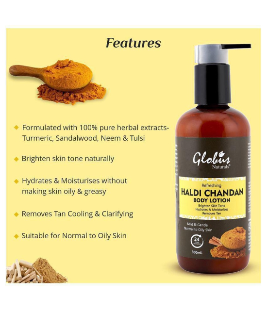 Globus Naturals Refreshing Haldi Chandan Body Lotion ( 300 mL )