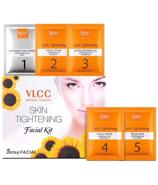 VLCC Skin Whitening & Skin Tighening & Skin glow Mini Facial kit, 25 g (Pack of 3)