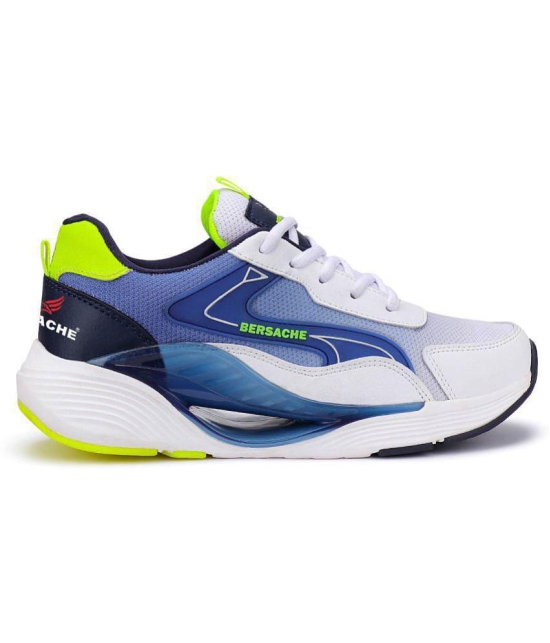 Bersache Sports Shoes Blue Mens Sports Running Shoes - None