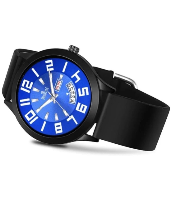 Swisstyle Black Silicon Analog Mens Watch