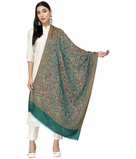 Anekaant Green Self Design Shawl - ( Pack of 1 ) - Green