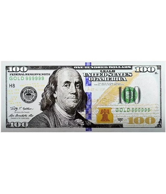 New Collection Fine Silver Plated Silver Foil USA 100 Dollars Bill Beautiful Gift & Collectible