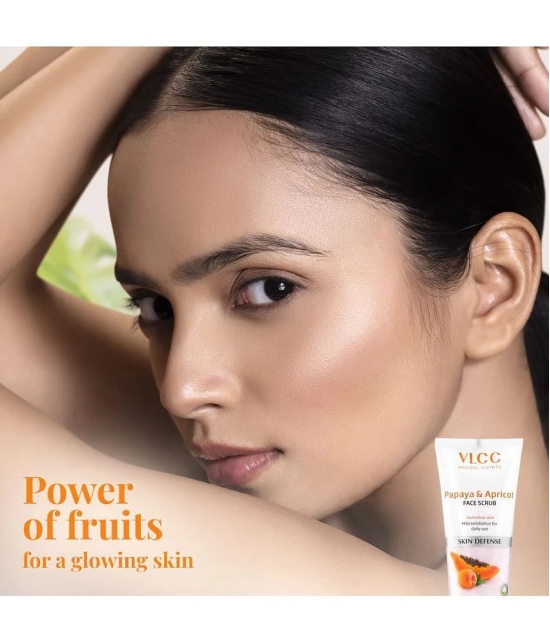 VLCC Papaya & Apricot Face Scrub, 80 g, Removes Blackheads & Whiteheads