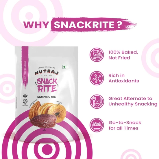 Nutraj Snackrite Morning Mix 150gm 150g