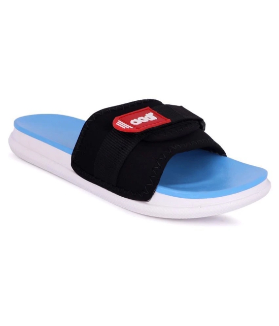 Aadi - Blue  Synthetic Slide Flip flop - 9