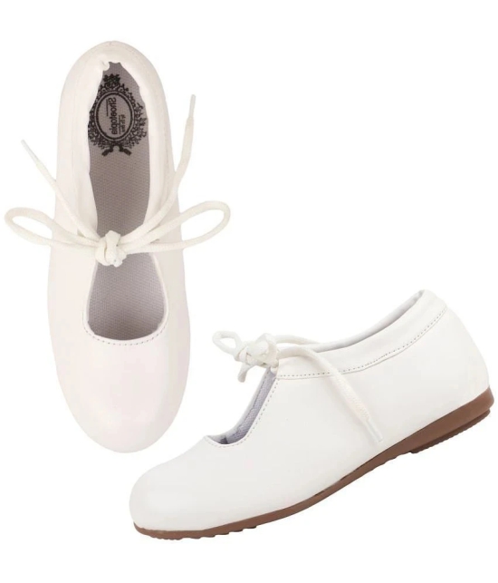 Shoetopia - White Womens Casual Ballerinas - None