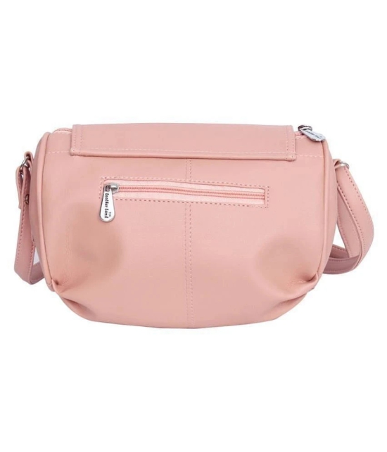 Leather Land - PeachPuff  PU Sling Bag - PeachPuff