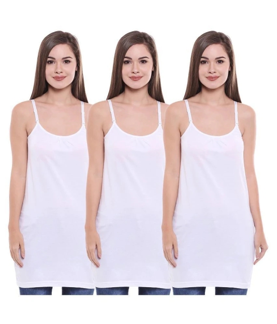 Bodycare Cotton Camisoles - White - XXL