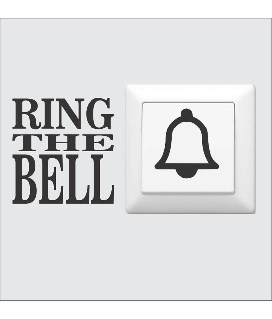 Asmi Collection Ring the Bell Switch Board Sticker ( 14 x 8 cms )