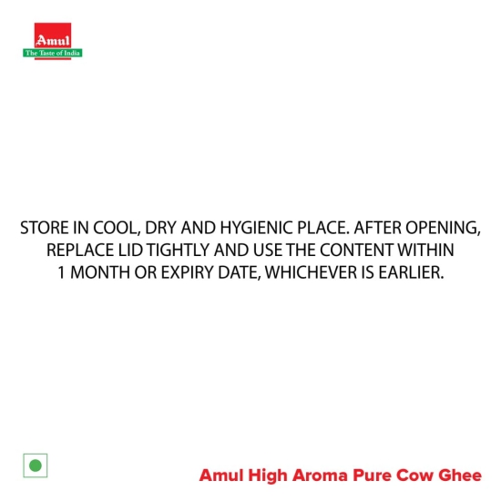 Amul High Aroma Cow Ghee 100 mL