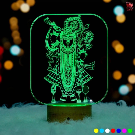 Shreenathji 3D illusion LED Lamp