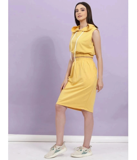 Rigo Women Yellow Terry Co-ord - None