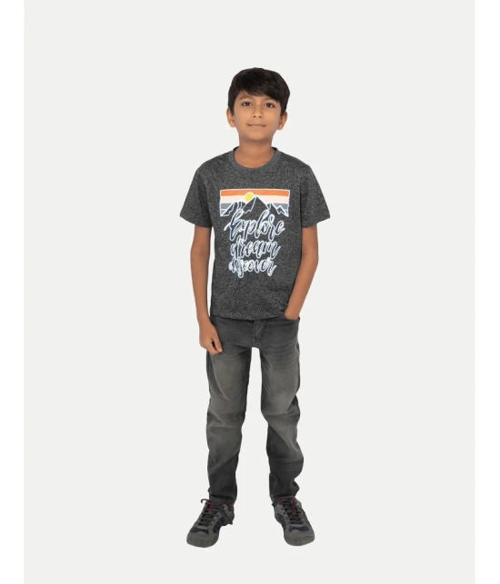 Radprix Black Cotton Blend Boys T-Shirt ( Pack of 1 ) - None