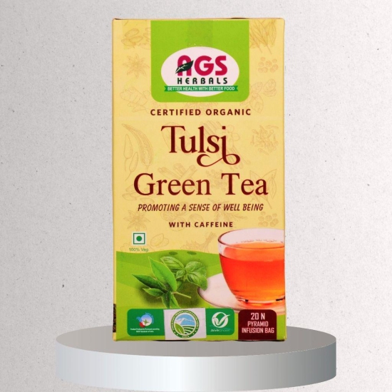 Tulsi Green Tea Pyramid Tea Bags