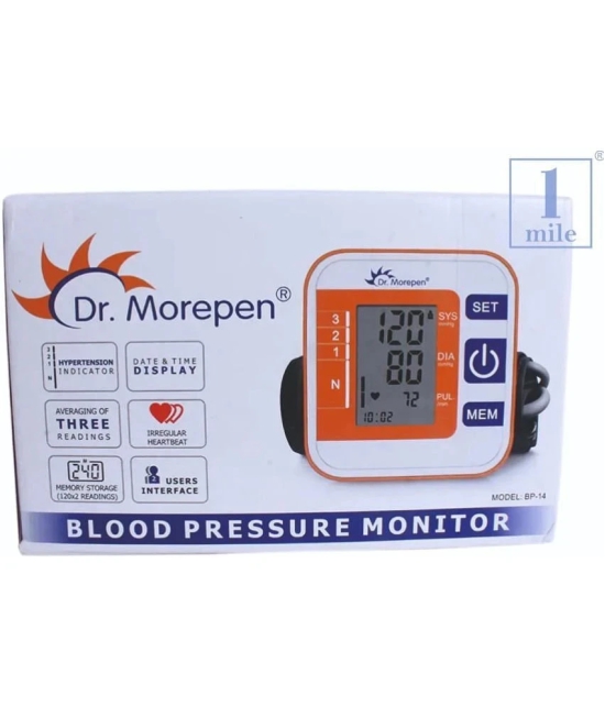 Dr. Morepen Blood Pressure Monitor Model BP 14