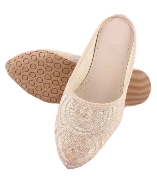 Raj - Beige Womens Mules - None