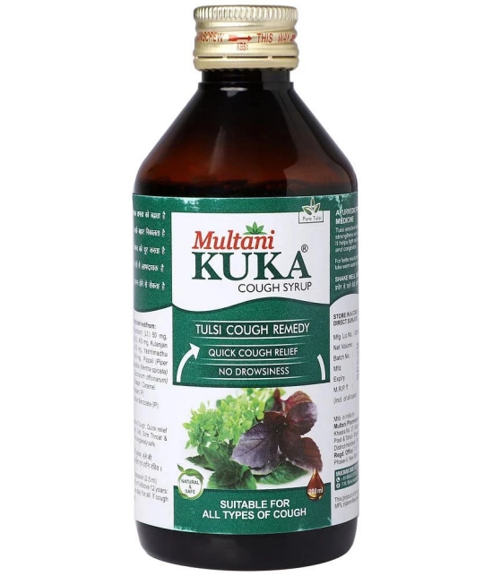 Multani Kuka Cough Syrup | Get Ayurvedic Relief from Throat Issue, All Types Of cough & Cold 200 Ml