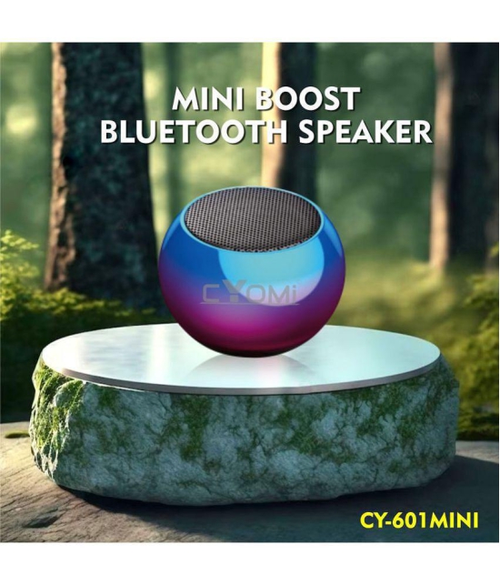 CYOMI CY_601 2 W Bluetooth Speaker Bluetooth v5.0 with USB Playback Time 4 hrs Blue - Blue