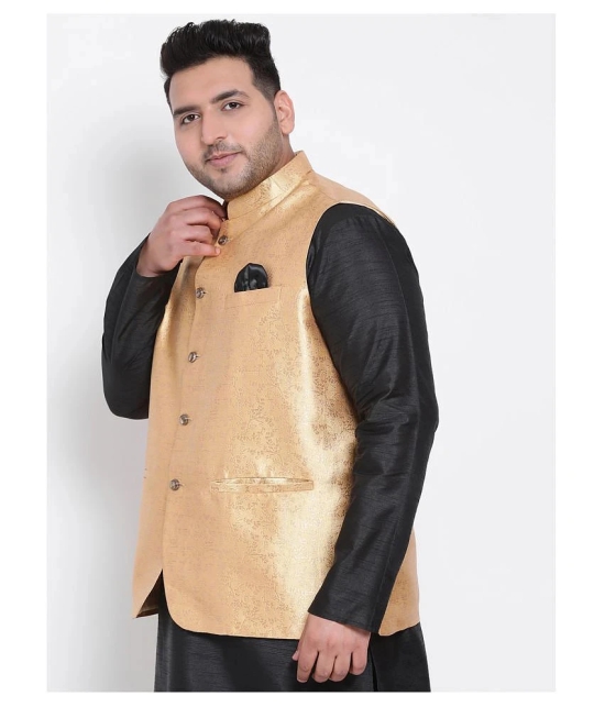 Hangup Multi Cotton Blend Nehru Jacket - None