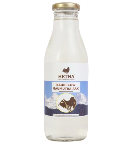 Himalayan Badri Gaumutra (Gomutra) Ark (Size - 450 ml) by HETHA ORGANICS LLP