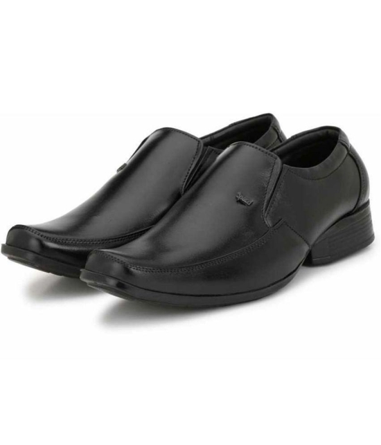 KATENIA Slip On Genuine Leather Black Formal Shoes - None