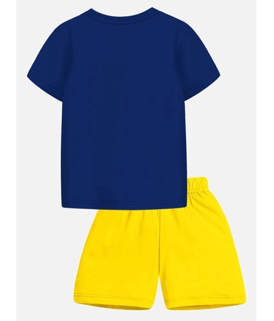 Trampoline Multicolor Cotton Blend Boys T-Shirt & Shorts ( Pack of 1 ) - None