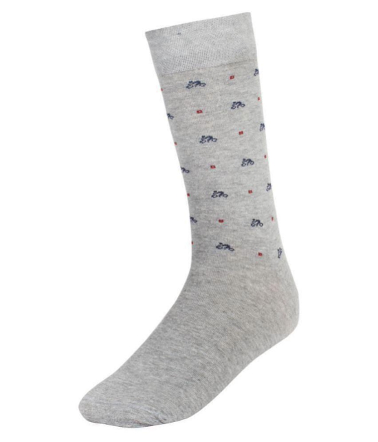 Creature Gray Formal Full Length Socks Pack of 3 - Gray