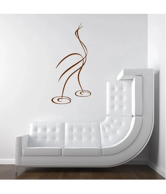 Decor Villa Water Bird Line Art Vinyl Wall Stickers