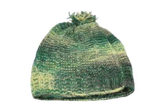 SARAS Aajeevika, Handwoven | woolen Cap | SHG Product | Himachal Pradesh | Winter & Outdoor |Warm & Stylish | Green & Yellow