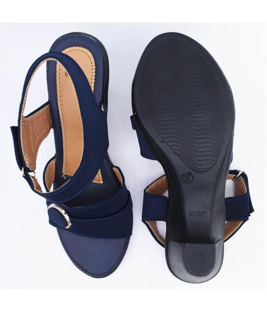 Dream Makers - Blue Women''s Sandal Heels - None