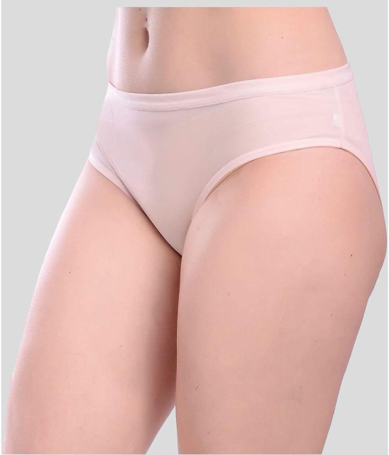 ICONIC ME Multicolor Silk Solid Womens Briefs ( Pack of 6 ) - None