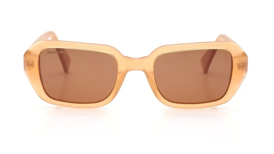 Brown Geometric Sunglasses for Women