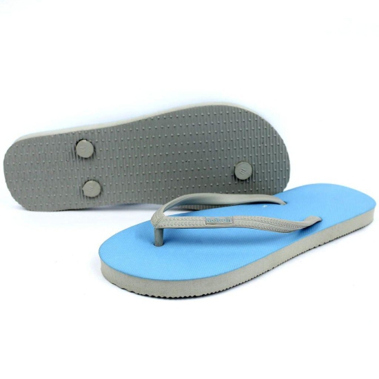 Cornflower Blue & Grey Flip-Flops (Women)