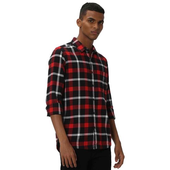 Red & Black Large Check Shirt