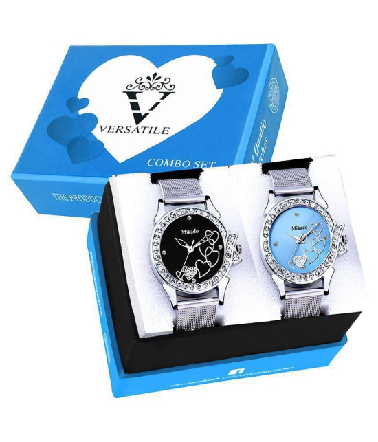 Versatile - Silver Metal Analog Womens Watch