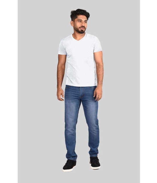 Aflash - Blue Denim Slim Fit Men''s Jeans ( Pack of 1 ) - None