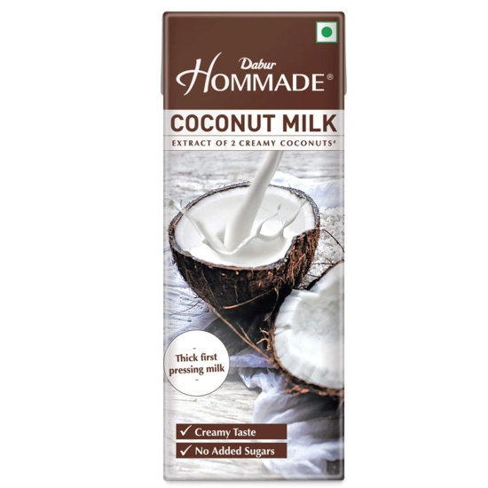 Dabur Hommade Coconut Milk, Extract Of 2 Creamy Coconuts, 200Ml