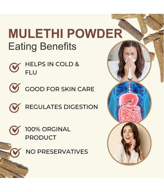 KAYABOOST Mulethi Powder For Body, Skin, Face and Hair, Skin Whitening (200 g)