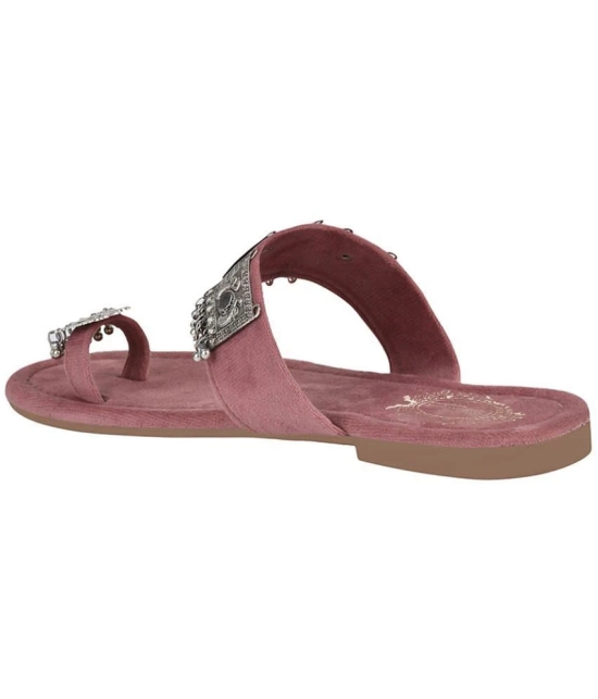 Shoetopia - Pink Womens Flats - None