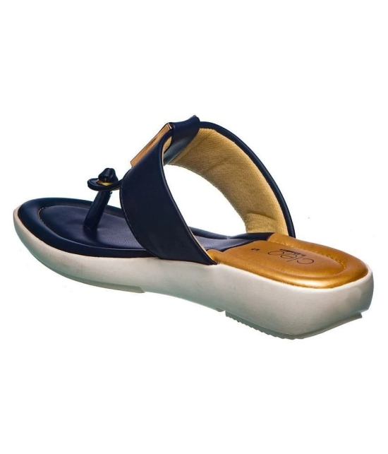 KHADIM - Navy Womens Flats - None