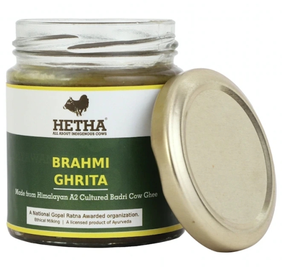 Brahmi Ghrita / Brahmi Ghee (Size - 200 ml) by HETHA ORGANICS LLP