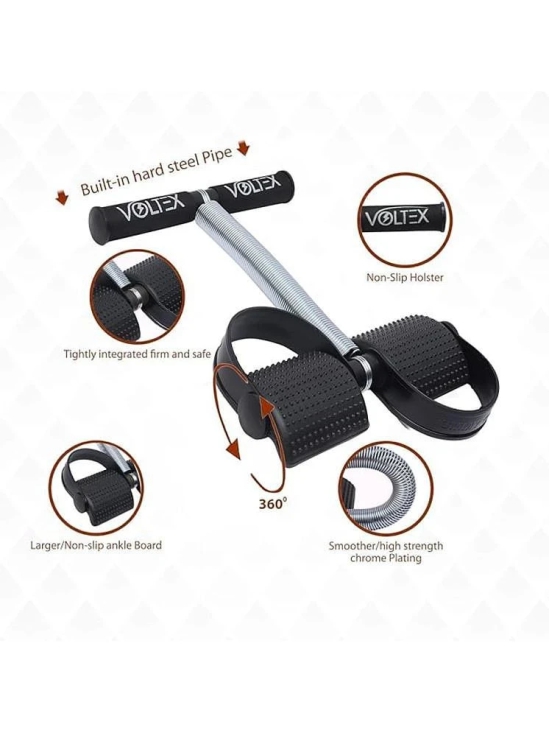 VOLTEX Single Spring Tummy Trimmer for Abs Exerciser,Body Toner and Fat Buster| For Men and Women - Assorted