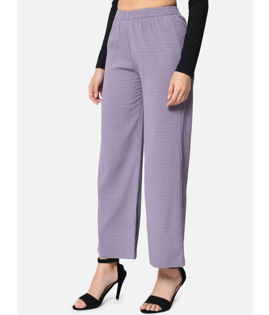 ALL WAYS YOU - Purple Polyester Straight Womens Palazzos ( Pack of 1 ) - None