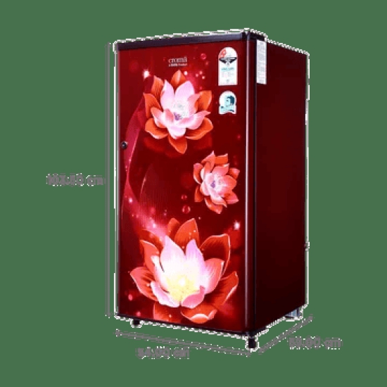 Croma 165 Litres 2 Star Direct Cool Single Door Refrigerator with Anti Fungal Gasket (PCM Floral)