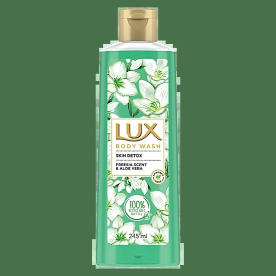 Lux Skin Detox F. Scent Aloe V Body Wash, 245Ml