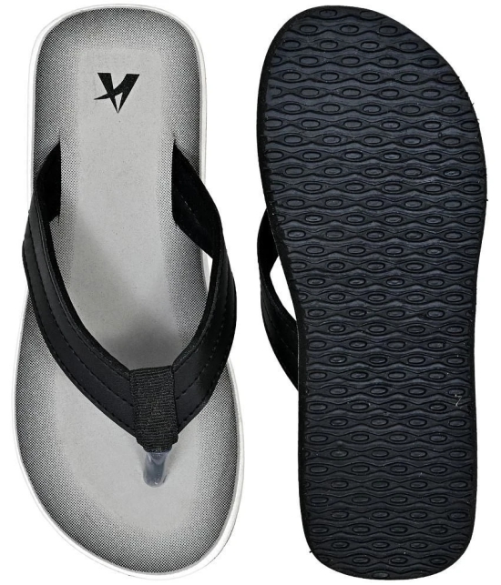 Altek Black Mens Thong Flip Flop - None