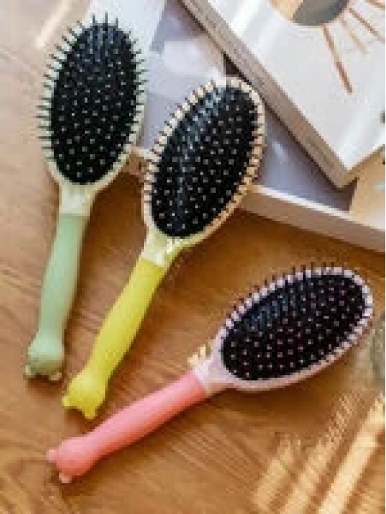 Stylish Best Quality Hair Brush (MultiColours)-Yellow